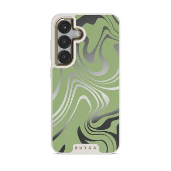 Funky Sensation - Samsung Galaxy S25 Case, Elite Mirror Light (Magnetic) / Gold