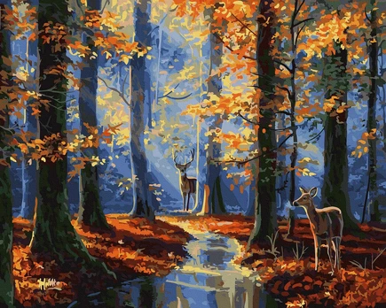 Tapybos rinkinys "Deciduous forest"