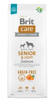 Brit Care GF Senior&Light lašiša 12 kg