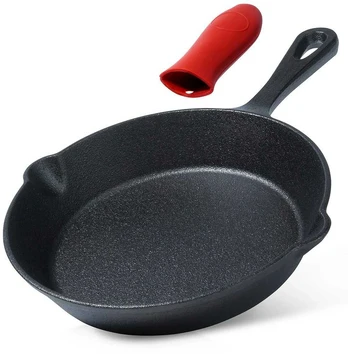 Ketaus keptuvė su silikoniniu dangteliu CAST LINE 20 cm