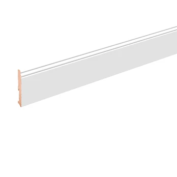 Grindjuostė Domoletti 717509, 2400 cm x 9.6 cm x 1.8 cm, balta sp.