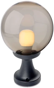 Pastatomas lauko šviestuvas SFERA 200, E27, dūmų sp., IP44