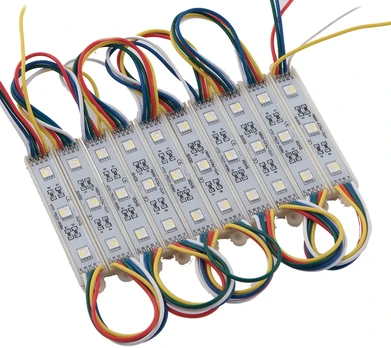 0,96W LED modulis INSIGN, baltas, 6000K/RGB, IP65, 20vnt. rinkinys