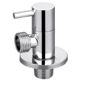 Kampinis ventilis INVENA, 1/2"x3/8" kaina