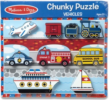 Melissa & Doug Dėlionė „Transporto priemonės"