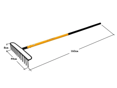 Universalus sodo grėblys 44 cm