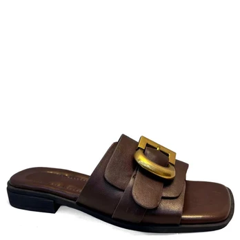 SERGIO MORETTI Šlepetės moterims, Ruda, Slippers
