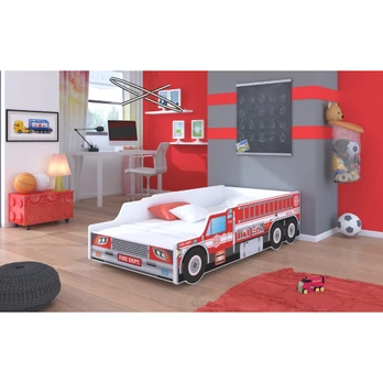 Lova su čiužiniu FIRE TRUCK 160x80