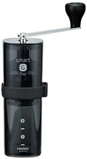Hario - Smart G PRO Coffee Mill Transparent Juodas