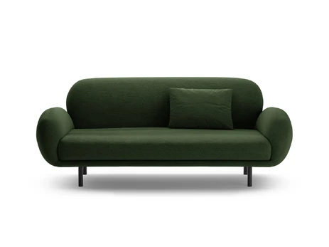 Boucle Sofa, "Poppy", 2 Seats, 178x72x82, Green