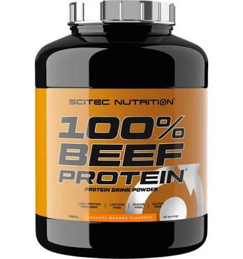 Scitec 100% Beef Protein, Caramel-Banana, 1800 g