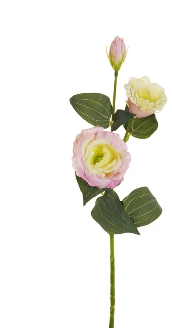 Artificial flower. eustomas. pink col.. 71 cm