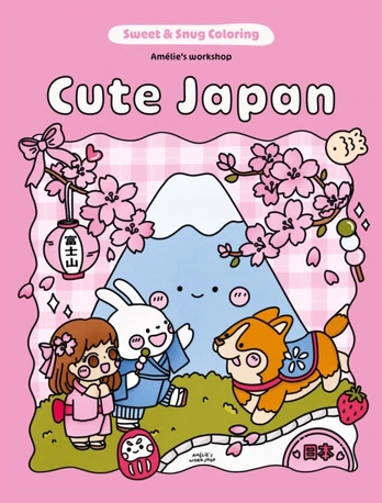 Sweet & Snug Coloring: Cute Japan