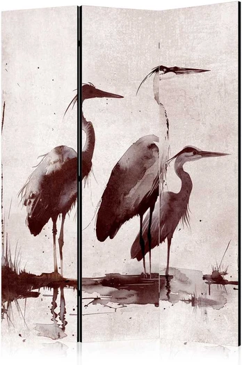 Artgeist Pertvara - Herons painted with ink