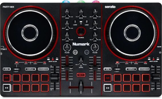 Numark PartyMix III, juodas - DJ valdiklis