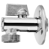 Uždaromasis rutulinis ventilis su filtru Invena 1/2''X1/2", chromo