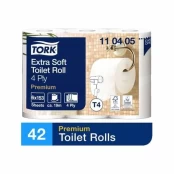 Tualetinis popierius TORK Premium Extra Soft 4 sl, 42 rul/pak. kaina