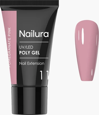 Nailura - Poly Gel 11 - Pomegranate Pink - 30 ml