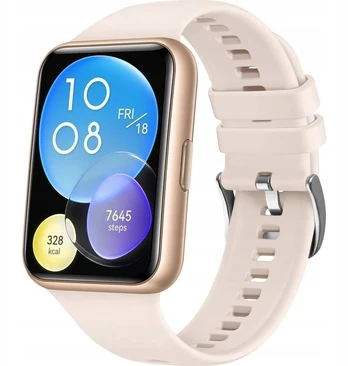 Fixed Silikoninė apyrankė „Huawei Watch FIT2“, rožinė