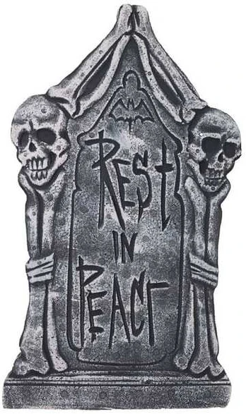 Fiesta Gravsten Rest in peace
