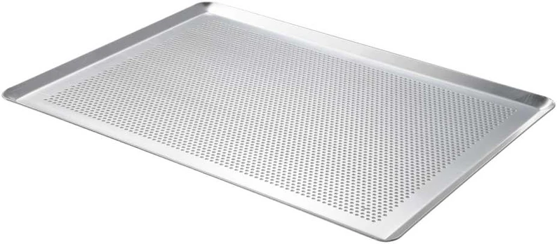 Baking tray, 60x40 cm, perforated, angled edges