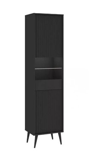 Vitrina Intermeble Barcelona 1D, juoda