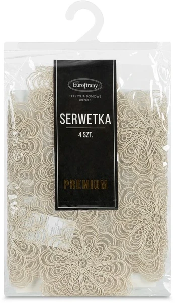 Eurofirany CHO/SISI/2/J.BEŻ 35X50/X4 KPL