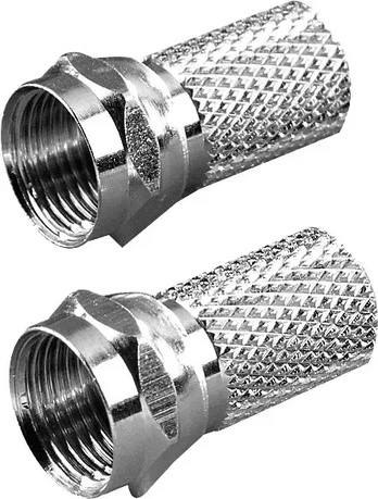 Vivanco cable connector F 6.5mm 2pcs