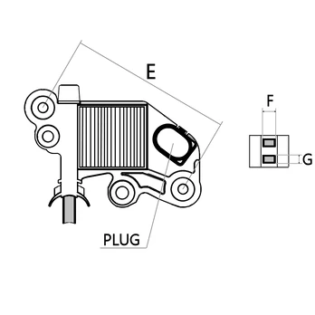 reguliatorius, kintamosios srovės generatorius CAR335022