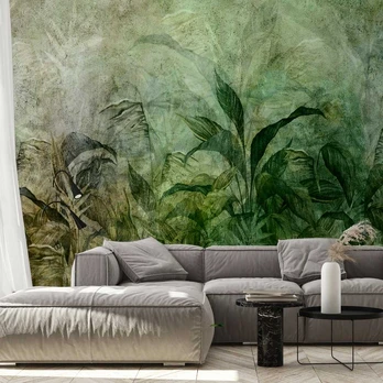 Artgeist Fototapetas - Green Fog
