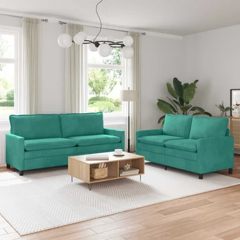 Sofa Sofos komplektas 2 pcs Turkio Aksomas