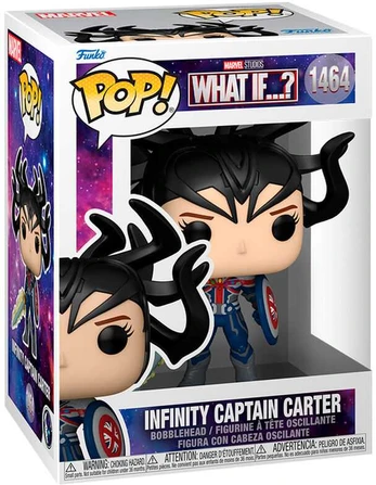 Funko POP figure Marvel What IF Infinity Captain Carter