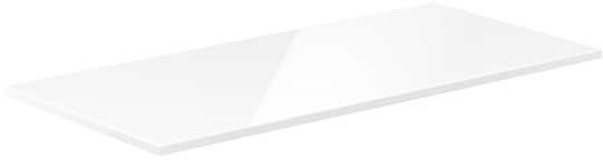 Mexen Uni vonios spintelės stalviršis, 80 cm, Baltas glossy