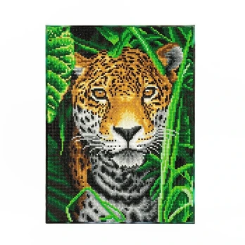 DIAMOND DOTZ Deimantinė mozaika suaugusiems Jaguar Jungle (018-DD344014)