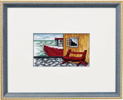 Permin kryželiu siuvinėjimo rinkinys „harbour“