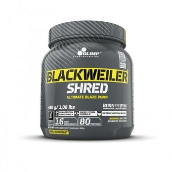Olimp Blackweiler Shred 480 g. (Exotic oranžinis skonis)