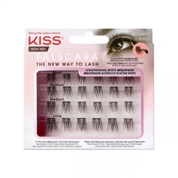 KISS - Falscara Lash adhesive eyelashes - Wisp Multi 02