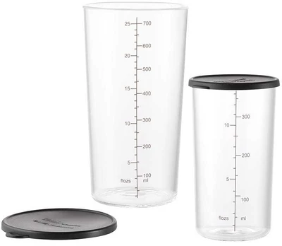 Unold 7150 Becher-Set Glas mit Deckel