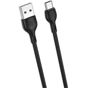 XO NB200 USB - USB-C 2,0m 2.1A kaina