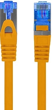 PATCHCORD KAT.6A S/FTP LSZH CCA 0.5M POMARAŃCZOWY FLUKE PASSED LANBERG