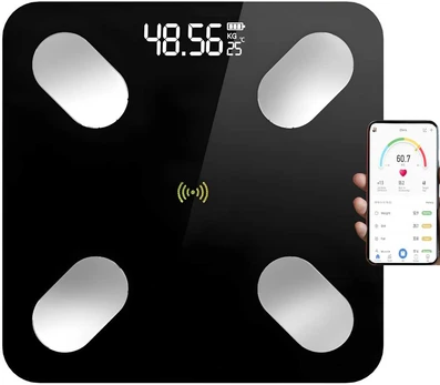 Retoo Svarstyklės analityczna inteligentna vonios Bluetooth do 180 kg LCD