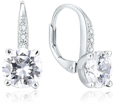 Beneto Sidabrinis earrings with zircons AGUC1959