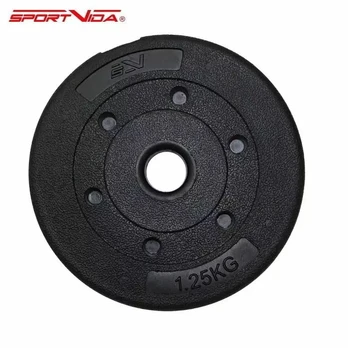 SportVida Rubbered Universal Disc weight for the griffin 1.25kg with 26mm hole (1pcs)
