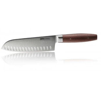 GEFU Nóż Santoku su rowkami ENNO - 18 cm