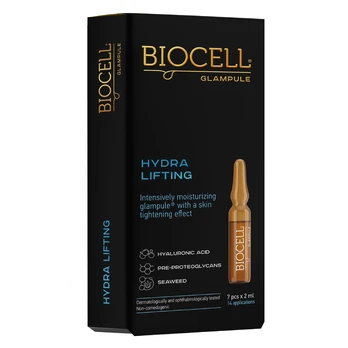 Drėkinantis serumas BIOCELL GLAMPULE HYDRA LIFTING, 7x2ml