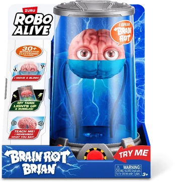 Robo Alive ROBOALIVE Interaktyvus žaislas „Brian the Brain“