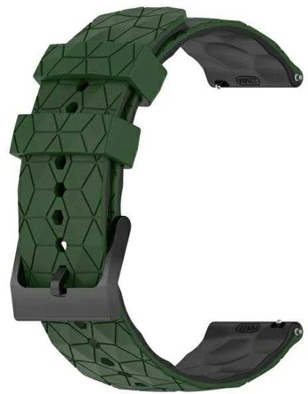 Beline dirželis Watch 20mm Cube žalia/žalias box