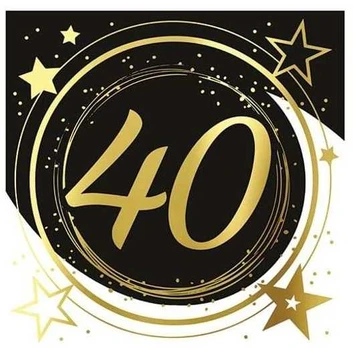 Fiesta Servietter, 40 år