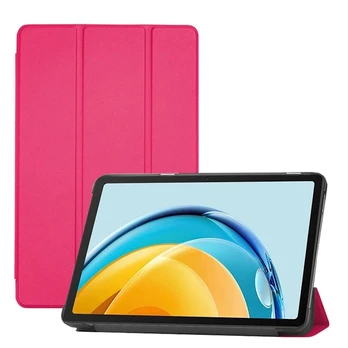 iLike iPad Mini 5 7.9 Tri-Fold Eco-Leather Stand Case Coral Rožinė