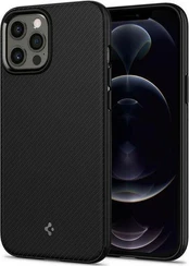 Telefono dėklas Spigen Mag Armor, Apple iPhone 12/Apple iPhone 12 Pro, juoda kaina